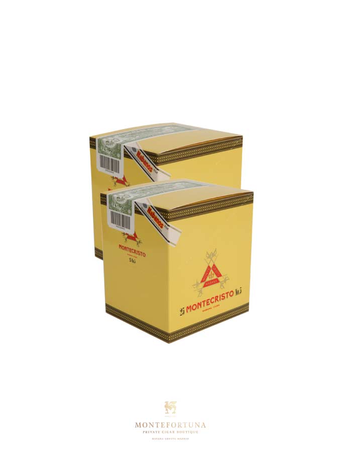 2 Boxes of 25 Montecristo No.5 (5x5)