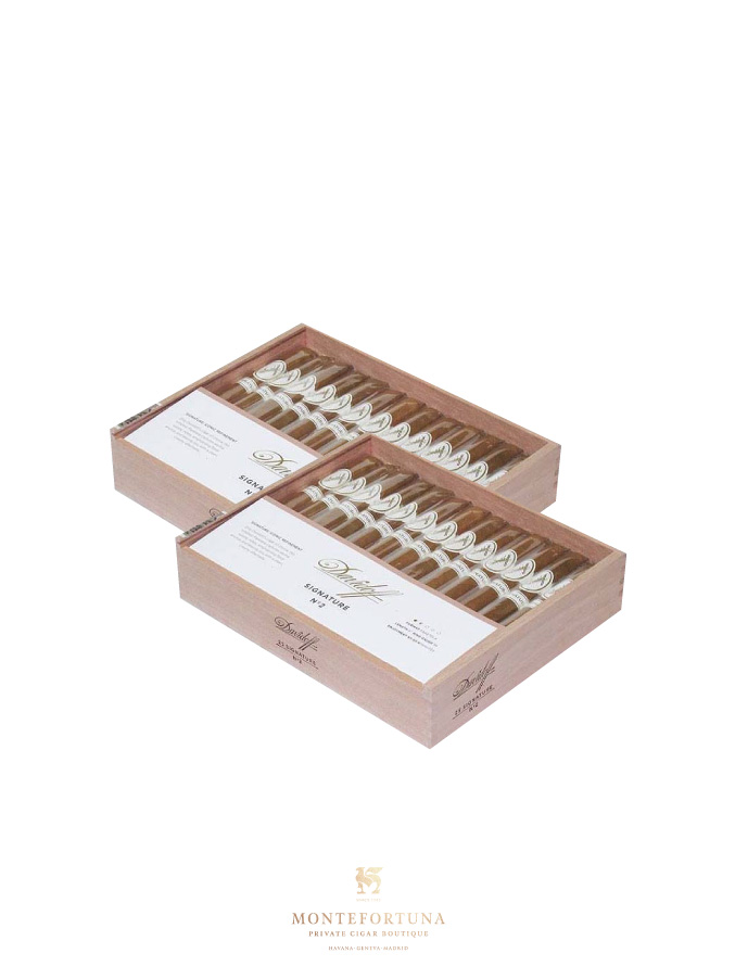 2 Boxes of 25 Davidoff Signature No.2