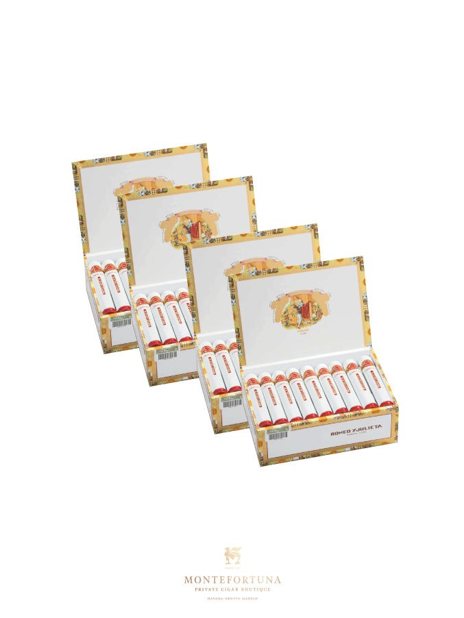 4 Boxes of 25 Romeo y Julieta Romeo No.2