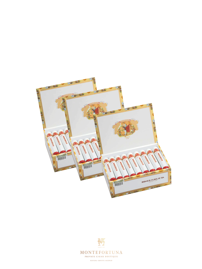 3 boxes of romeo y julieta romeo no.2