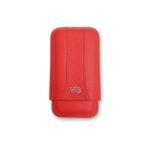VSB Red Leather Cigar Case